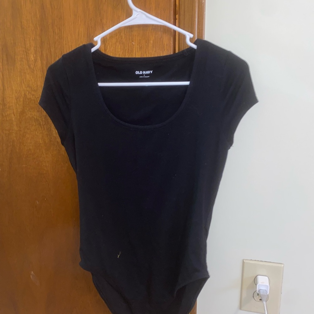 Basic black bodysuit